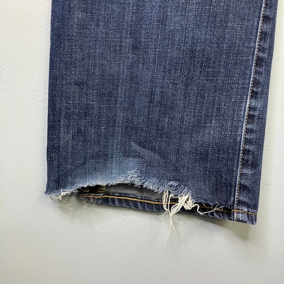 AG Adriano Goldschmied Men's Straight Jeans - Dark Blue - Picture 12 of 16